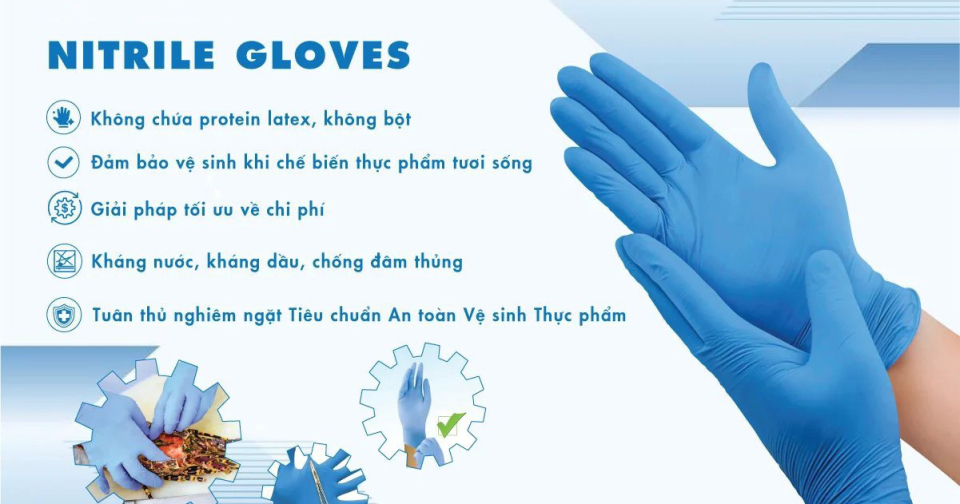 Phân biệt các loại găng tay nitrile: Phòng sạch, y tế, và công nghiệp