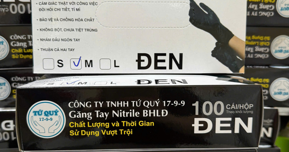 ỨNG DỤNG CỦA GĂNG TAY CAO SU NITRILE ĐEN
