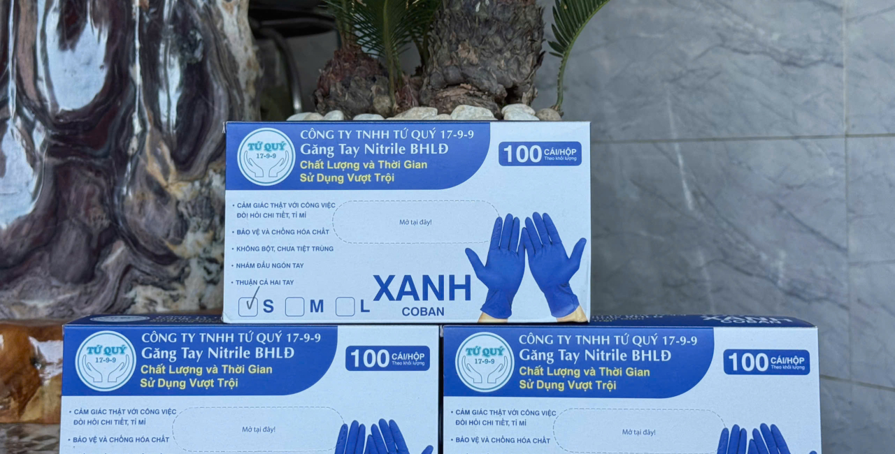 ỨNG DỤNG CỦA GĂNG TAY CAO SU NITRILE XANH COBAN